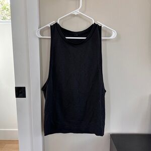 Lululemon Black Cut Out Sleeveless Tank Top